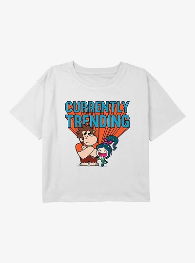 Disney Wreck It Ralph Currently Trending Youth Girls Boxy T-Shirt