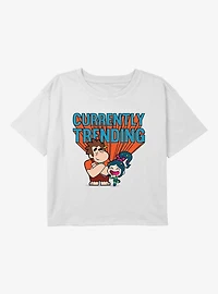 Disney Wreck It Ralph Currently Trending Youth Girls Boxy T-Shirt