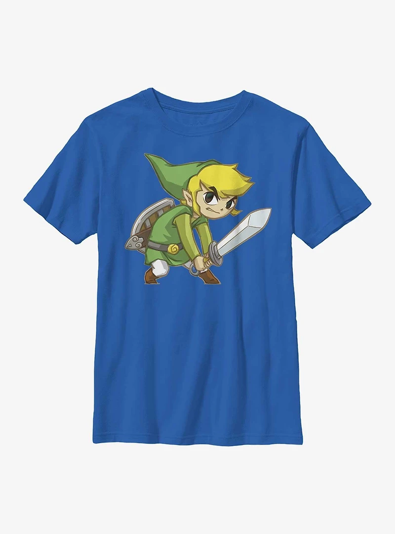 The Legend Of Zelda Toon Link Youth T-Shirt