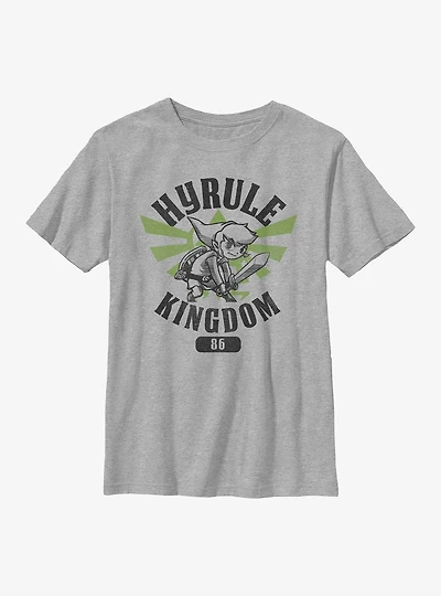 The Legend Of Zelda Hero Academy Green Ink Youth T-Shirt
