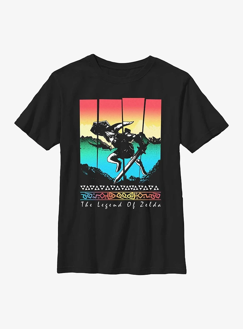 The Legend Of Zelda Hyrulin It Sunset Youth T-Shirt