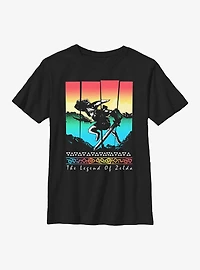 The Legend Of Zelda Hyrulin It Sunset Youth T-Shirt