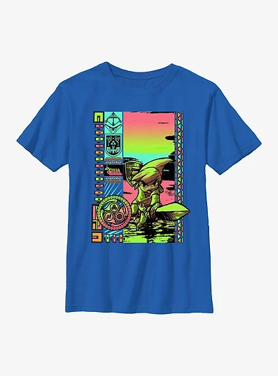 The Legend Of Zelda Neon Toon Link Youth T-Shirt