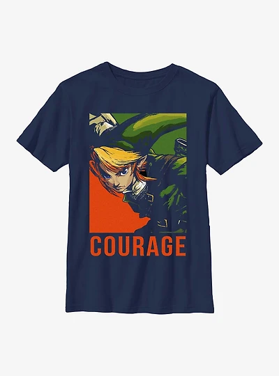 The Legend Of Zelda Link Courage Youth T-Shirt
