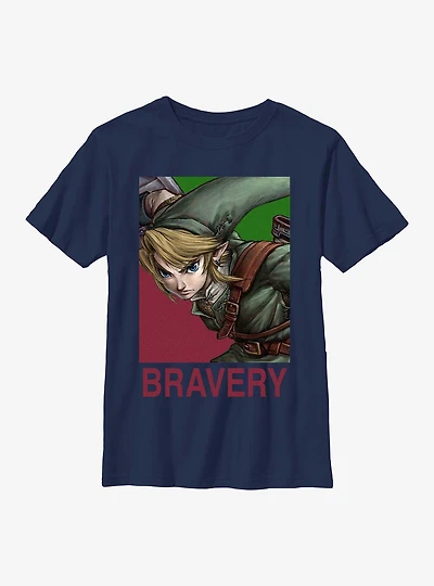 The Legend Of Zelda Link Bravery Youth T-Shirt