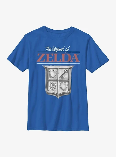 The Legend Of Zelda Classic Shield Youth T-Shirt