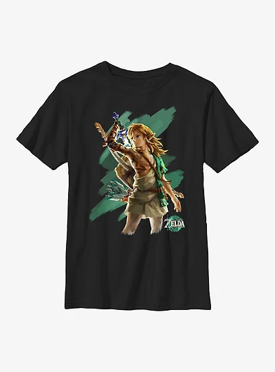 The Legend Of Zelda Tears Kingdom Link Youth T-Shirt