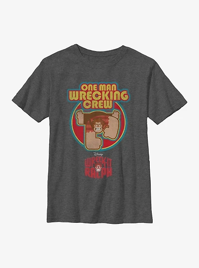 Disney Wreck It Ralph One Man Wrecking Crew Youth T-Shirt