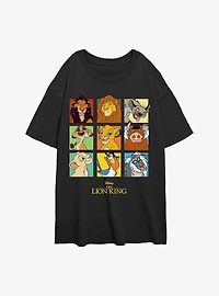 Disney The Lion King Portraits Womens Oversized T-Shirt