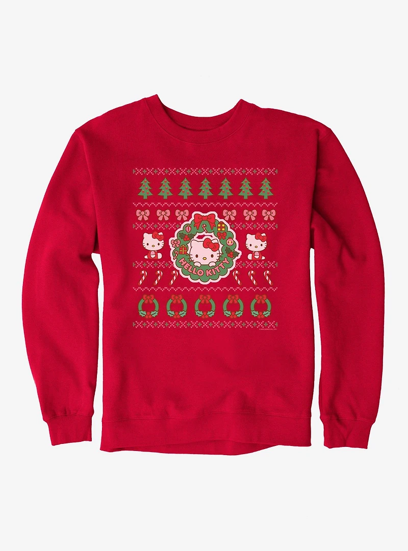 Hello Kitty Ugly Christmas Pattern Sweatshirt