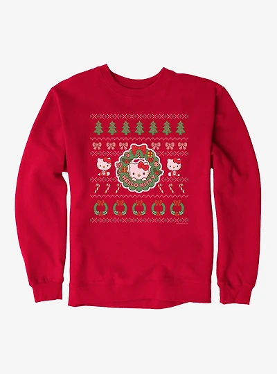 Hello Kitty Ugly Christmas Pattern Sweatshirt