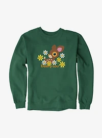 Deery-Lou Floral Forest Sweatshirt