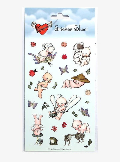Kewpie Floral Sticker Sheet