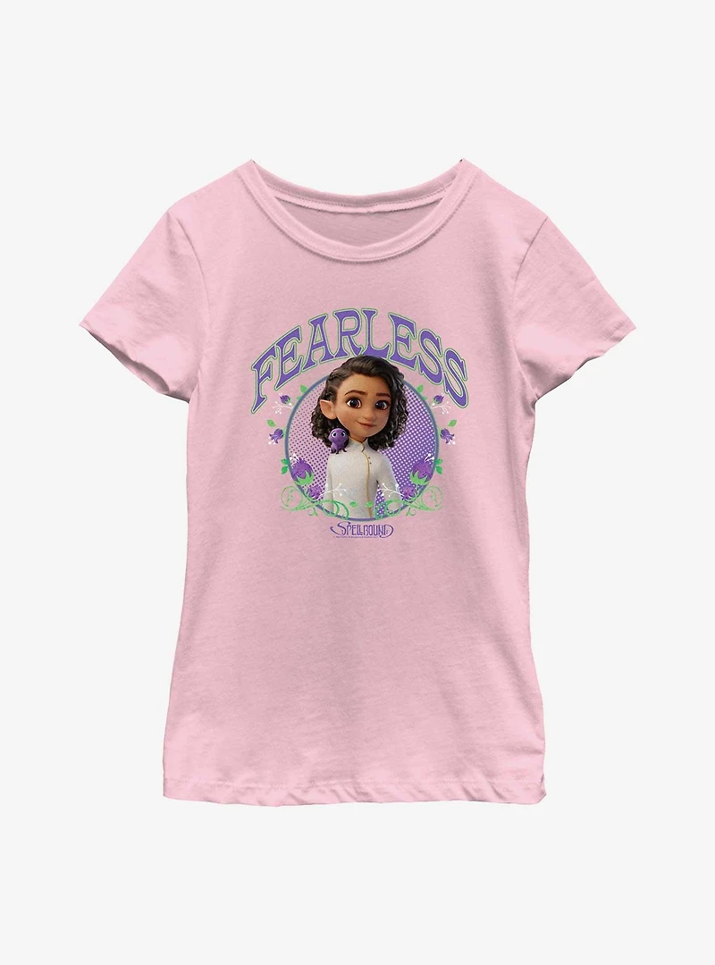Spellbound Fearless Badge Youth Girls T-Shirt