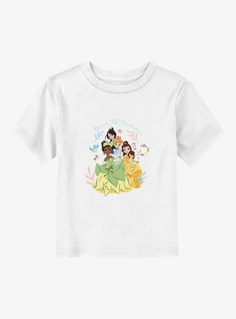Disney Princesses Born To Dream Toddler T-Shirt