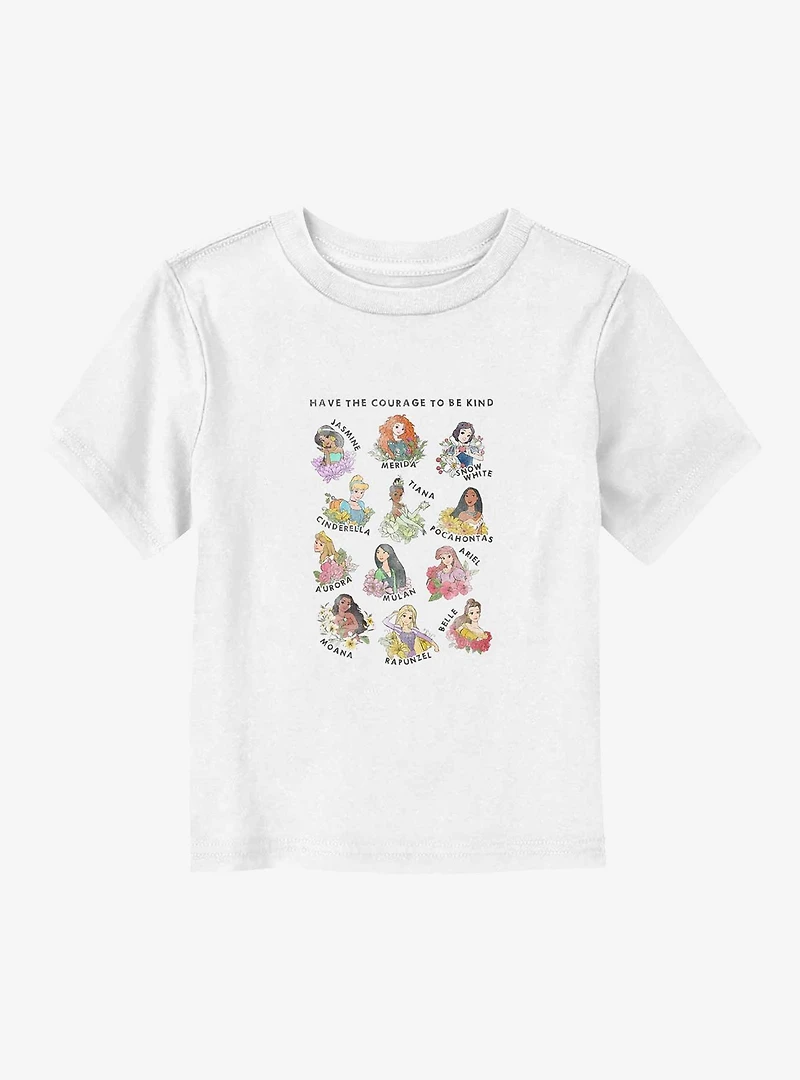 Disney Princesses Have The Courage To Be Kind Toddler T-Shirt