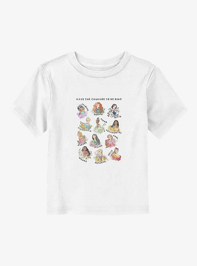 Disney Princesses Have The Courage To Be Kind Toddler T-Shirt