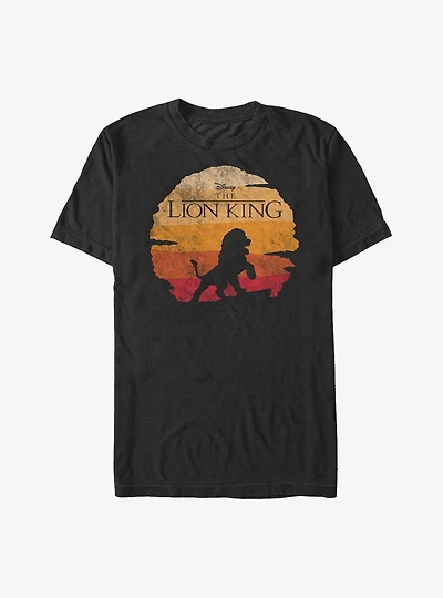 Disney The Lion King Sunset Stripe T-Shirt