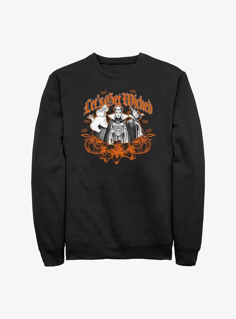 Disney Villains Lets Get Wicked Sweatshirt