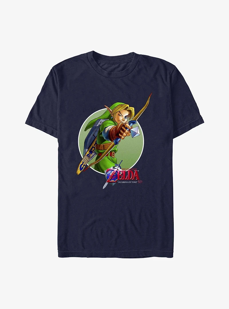 The Legend Of Zelda Link Aims Ocarina 3D T-Shirt