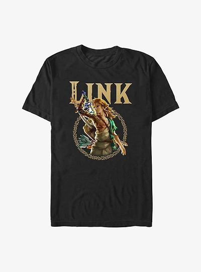 The Legend Of Zelda Link Tears Kingdom Badge T-Shirt