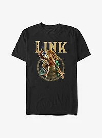 The Legend Of Zelda Link Tears Kingdom Badge T-Shirt