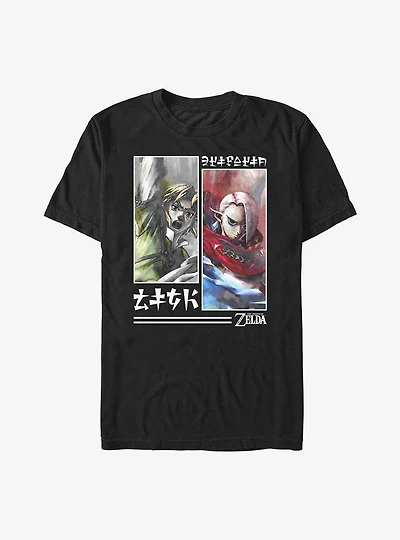 The Legend Of Zelda Link Paneled T-Shirt