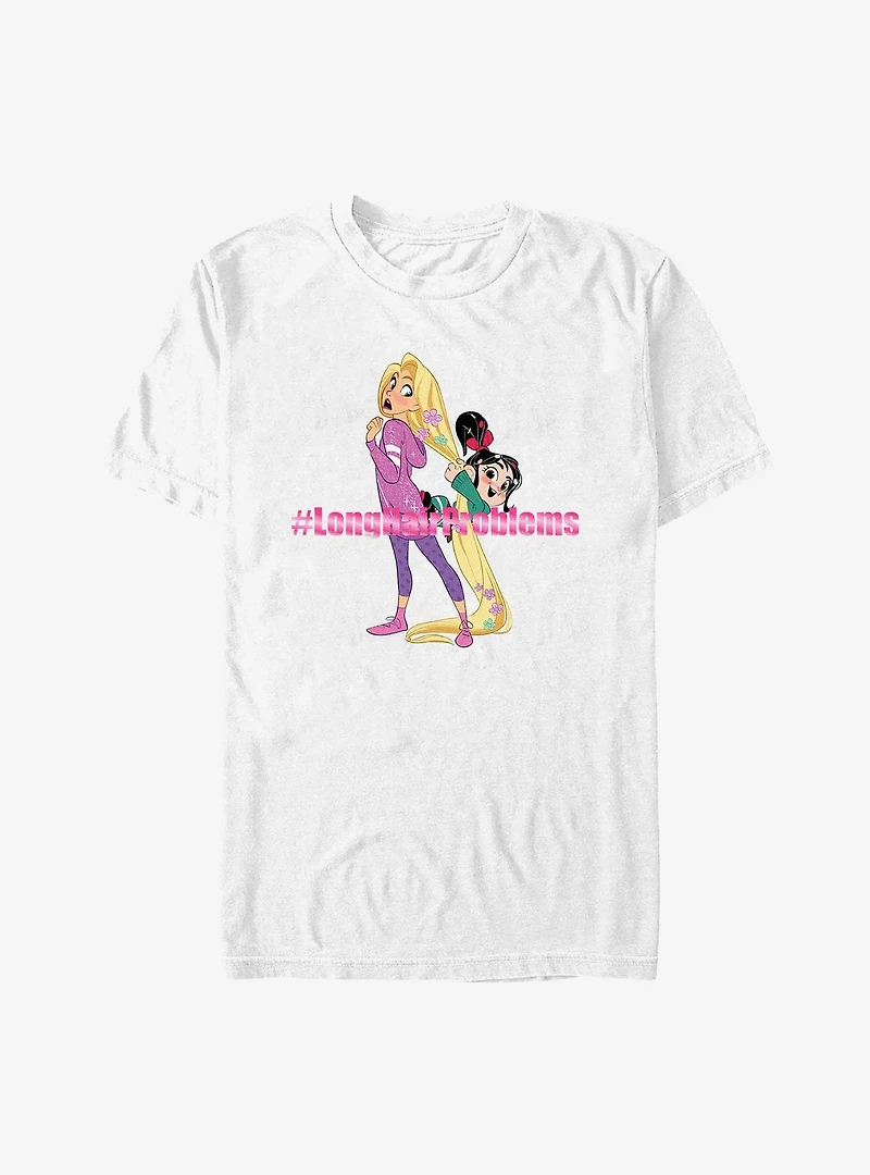Disney Wreck It Ralph Rapunzel Long Hair Problems T-Shirt