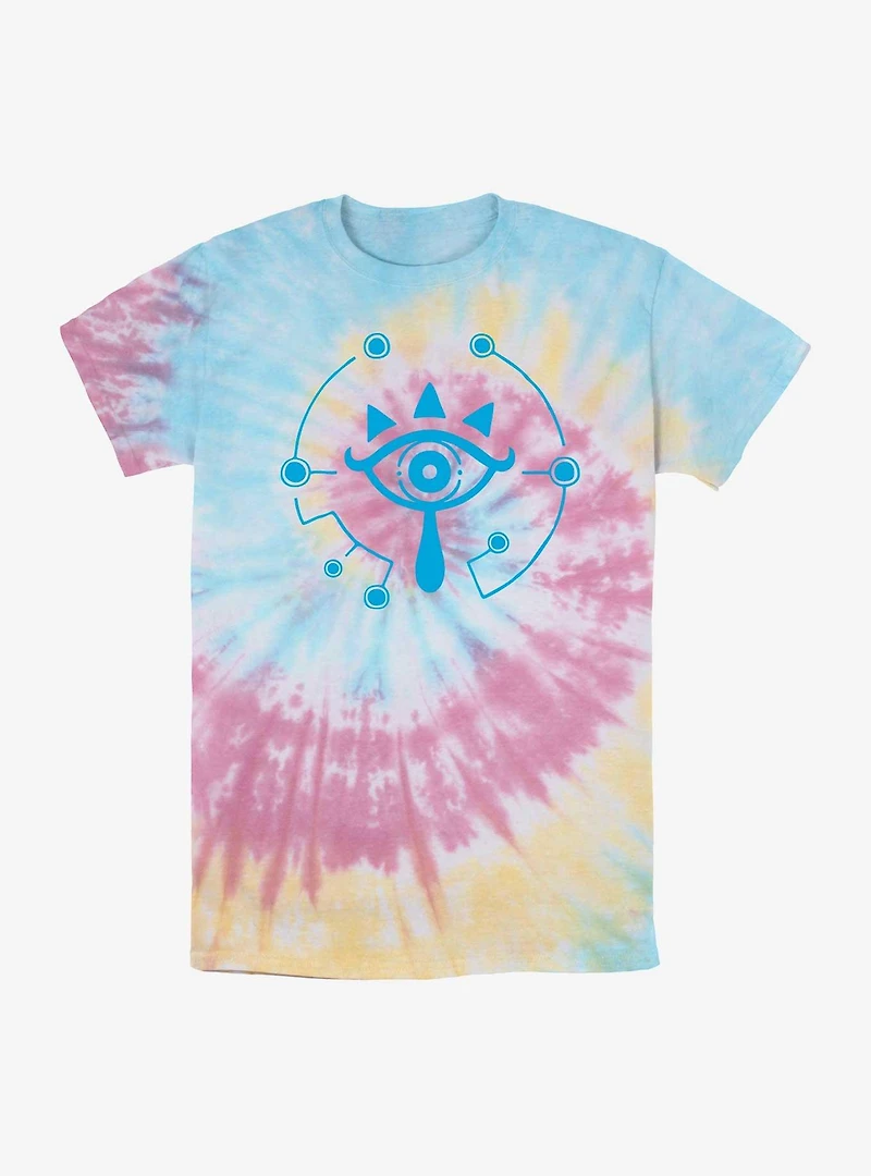 The Legend Of Zelda Breath WIld Sheikah Tie-Dye T-Shirt