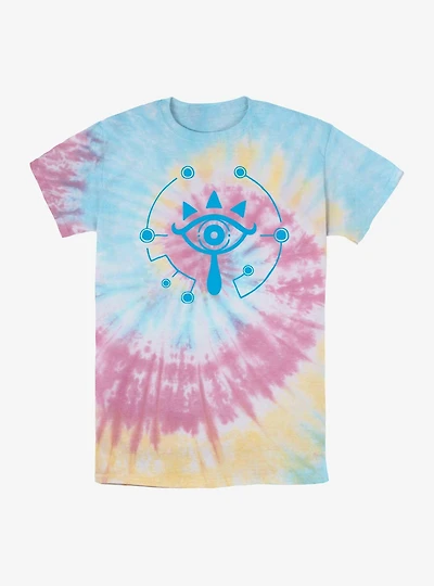 The Legend Of Zelda Breath WIld Sheikah Tie-Dye T-Shirt