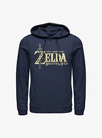 The Legend Of Zelda Breath Wild Logo Hoodie