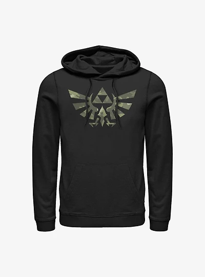 The Legend Of Zelda Camo Crest Hoodie