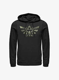The Legend Of Zelda Camo Crest Hoodie