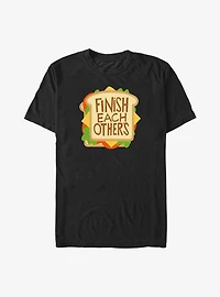 Disney Wreck It Ralph Comfy Frozen Finsh Each Others Sandwiches T-Shirt