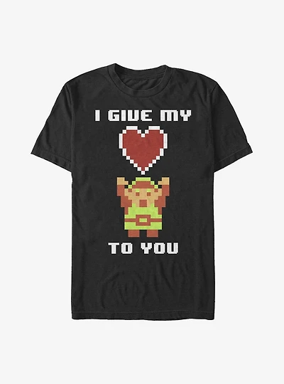 The Legend Of Zelda Give My Pixel Heart T-Shirt