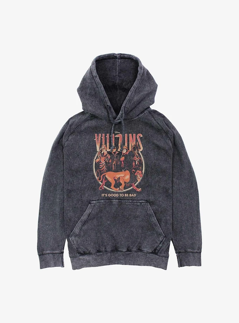 Disney Villains It's Good To Be Bad Mineral Wash Hoodie