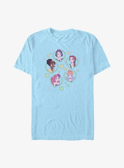 Disney Princesses Hearts And T-Shirt