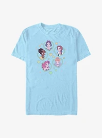 Disney Princesses Hearts And T-Shirt