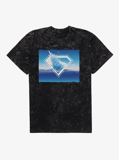 DC Superman Arctic Fortress Of Solitude Mineral Wash T-Shirt