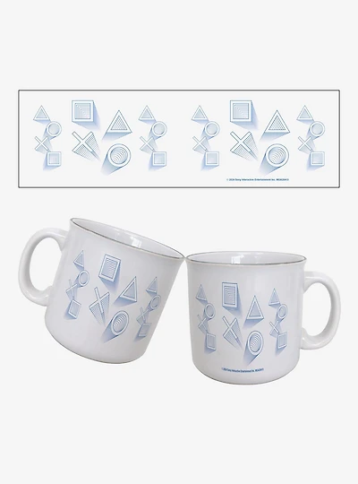 Playstation Fine Line 20oz Camper Mug