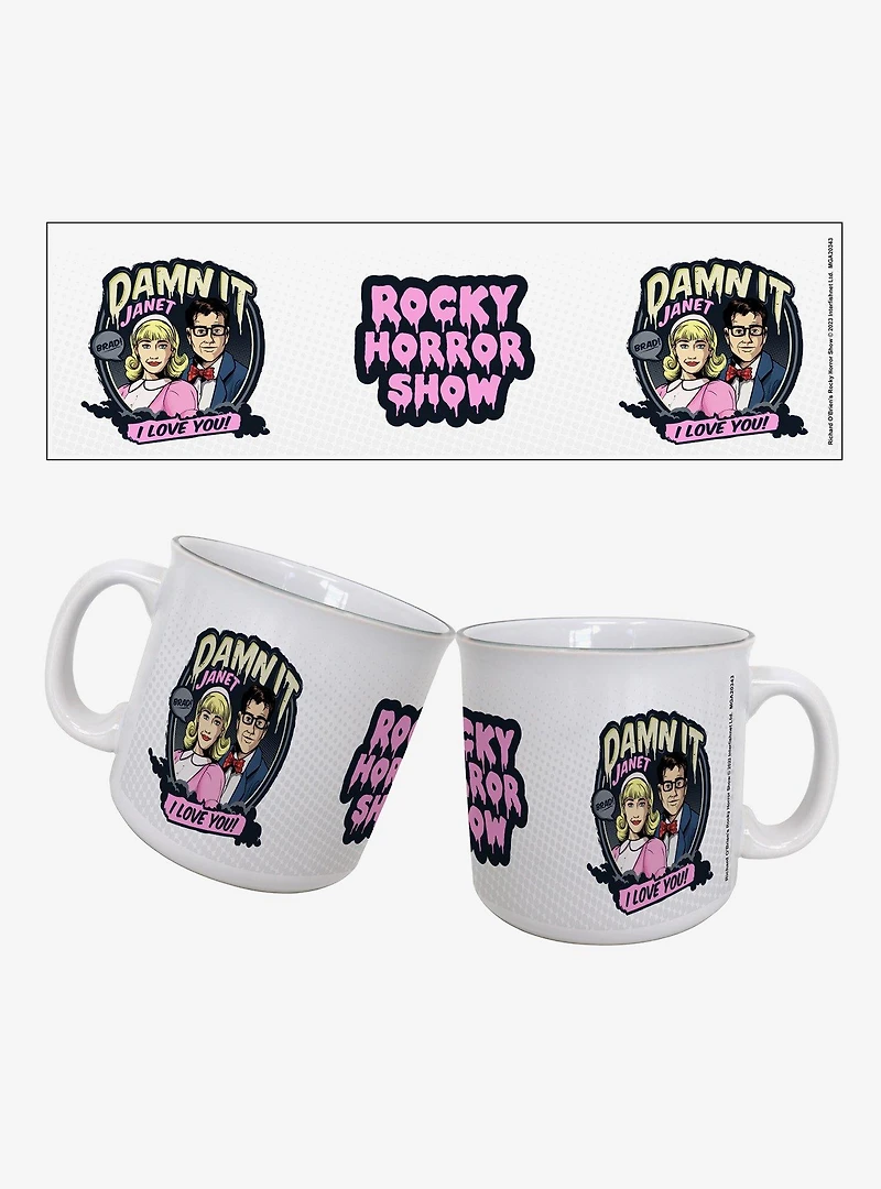 Rocky Horror Show Damnit Janet 20oz Camper Mug