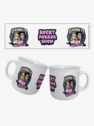 Rocky Horror Show Damnit Janet 20oz Camper Mug