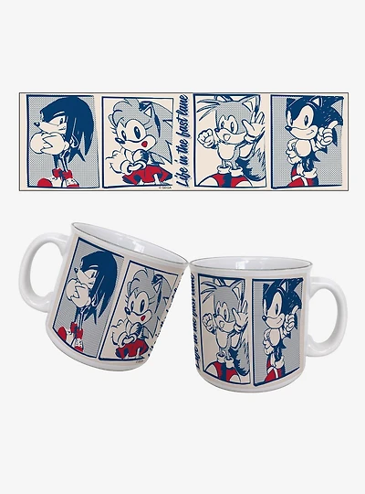Sonic The Hedgehog Life In The Fast Lane 20oz Camper Mug