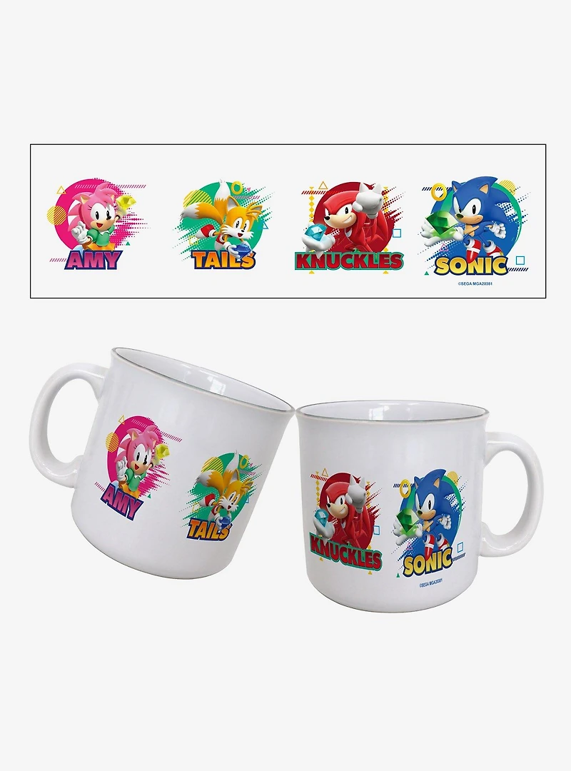 Sonic Superstars 20oz Camper Mug