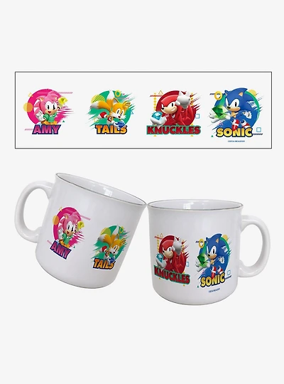 Sonic Superstars 20oz Camper Mug