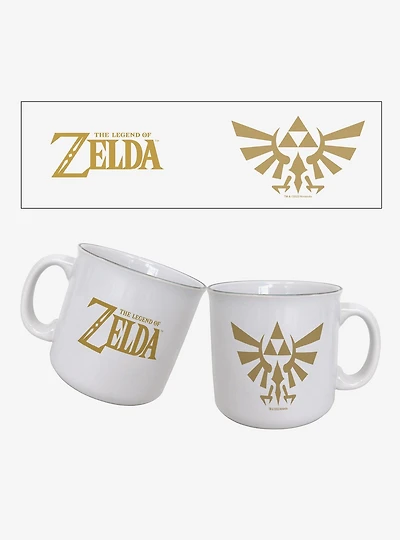The Legend of Zelda Hyrule Crest 20oz Camper Mug