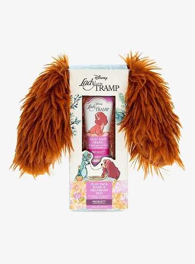 Mad Beauty Disney Lady and the Tramp Clay Face Mask & Headband Set