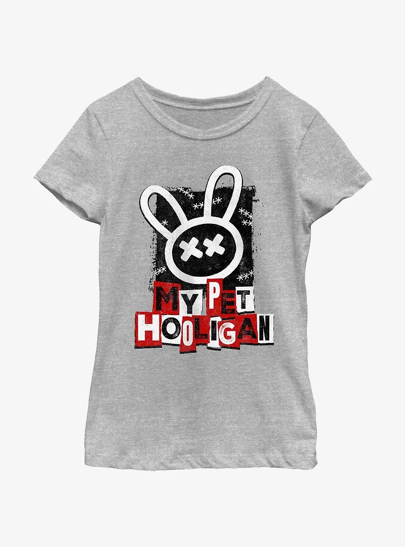 My Pet Hooligan Punk Bunny Graffiti Youth Girls T-Shirt
