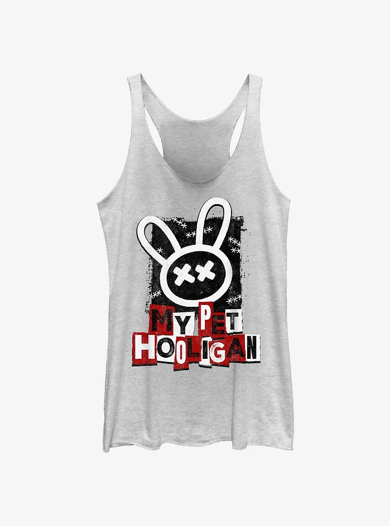 My Pet Hooligan Punk Bunny Graffiti Womens Tank Top