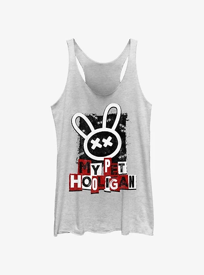 My Pet Hooligan Punk Bunny Graffiti Womens Tank Top